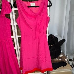 Kate Spade Pink and Red Mini Dress